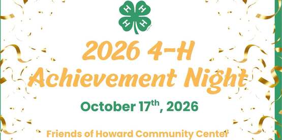 Achievement Night is October 17