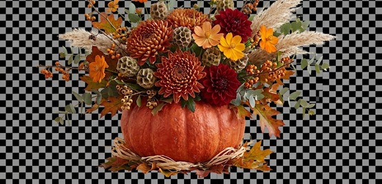 pumpkin centerpiece