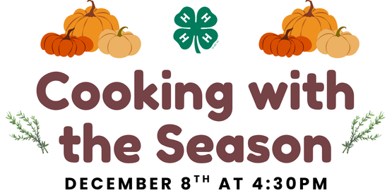 Cooking with the Season flyer