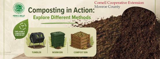 We’re excited to welcome you for a hands-on exploration of different ways to compost at home!