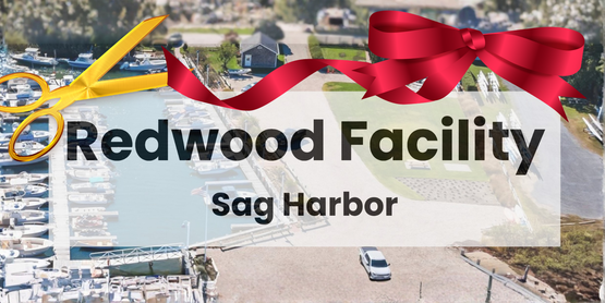 redwood ribbon cutting banner b2b