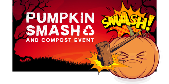 website banner Pumpkin Smash and Compost 2026