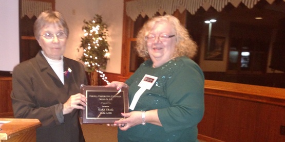 2015 Friend of 4-H Mary Craig