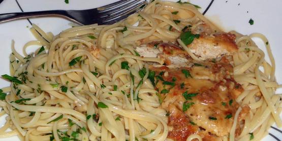 Herbs in Pasta and Chicken