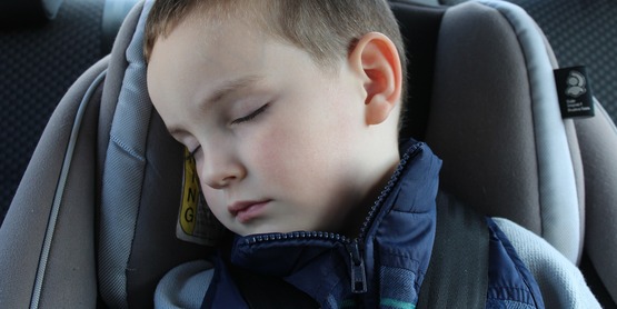 Sleeping toddler