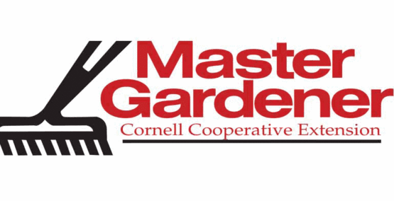 Master Gardener logo, red and black