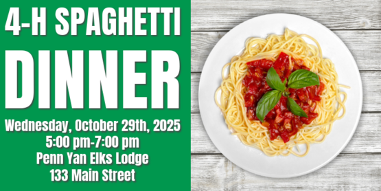 4-H Spaghetti Dinner Fundraiser 2025