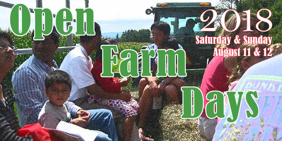 banner for 2018 Open Farm Days