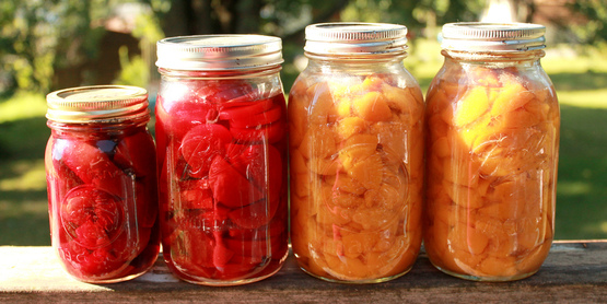 Canning summer harvests gives you tasty produce all year long!