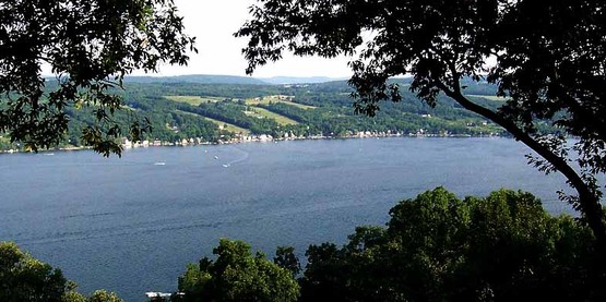 View of Keuka Lake.