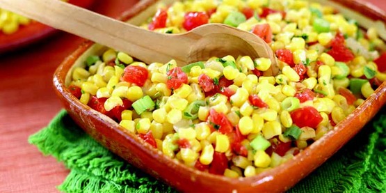 Corn and green chili salad, photo from the California Nutrition Network Recipe Images, posted on the USDA images website