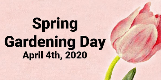 spring gardening day sign
