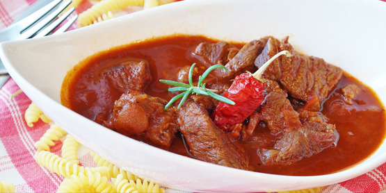 meat in sauce