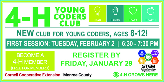 Cornell Cooperative Extension | 4-H Young Coders Club