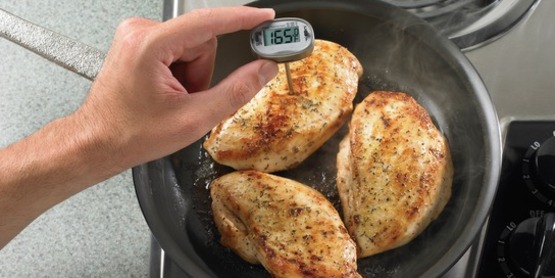 Cook foods to the proper temperatures