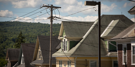 Houses along College Avenue in Collegetown.
Credit: Jason Koski (UREL)