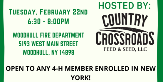 4-H Large Market Animal Feed Seminar