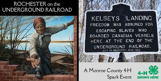 web graphic for Underground Railroad Spark Event 