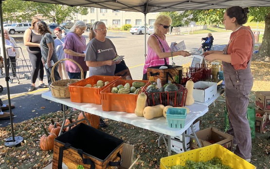 Veggie Van stop in Bath with Habee Farms in 2025