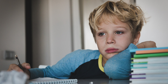 child stressed