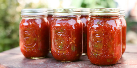 Fresh salsa canning