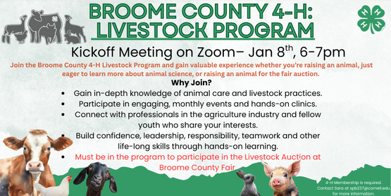 4-H Livestock Program Kickoff Meeting