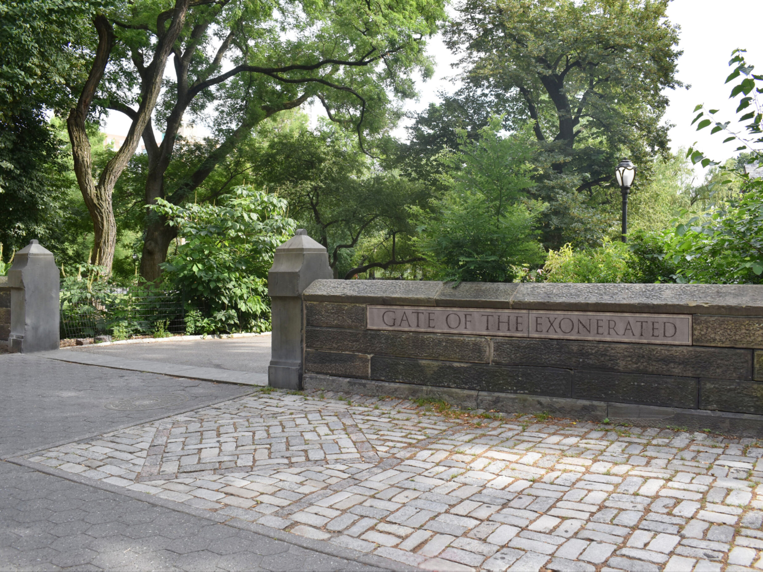 Gate of the Exonerated Central Park Conservancy