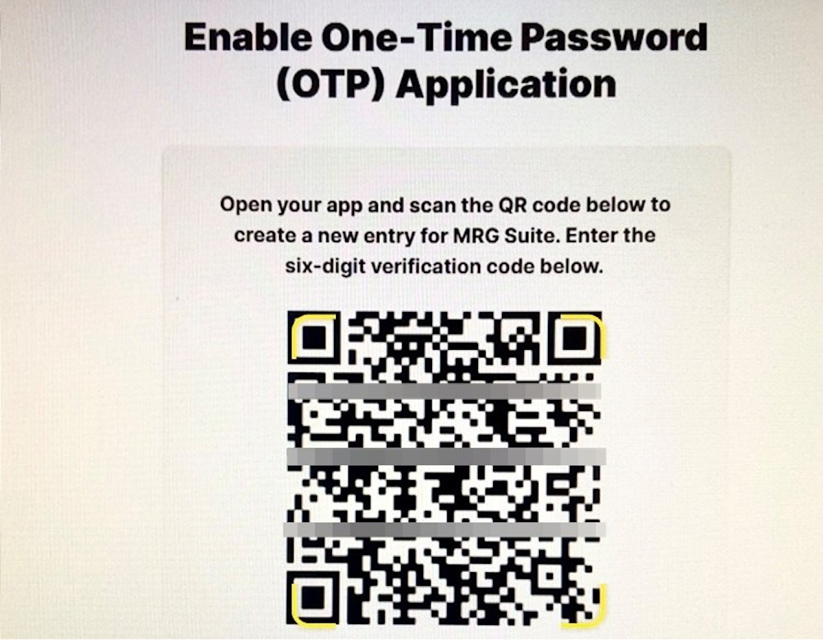 Scan the QR code on your computer or tablet screen by holding your smartphone up to the screen