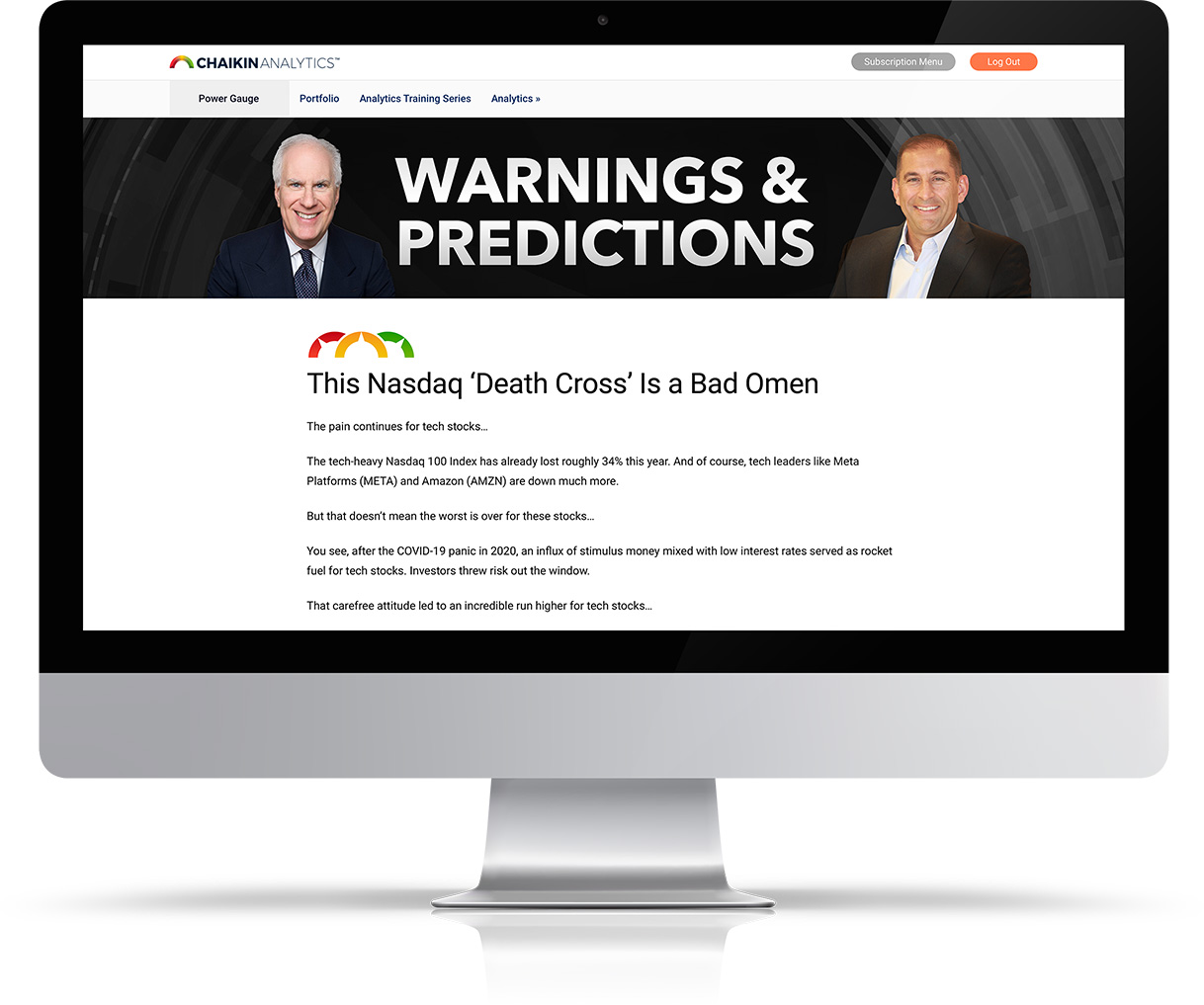 warnings and predictions