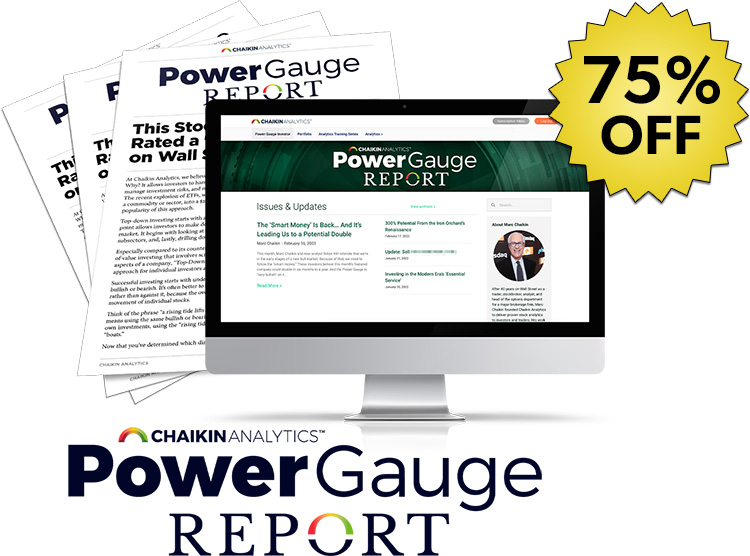 75% OFF ONE YEAR Power Gauge Report