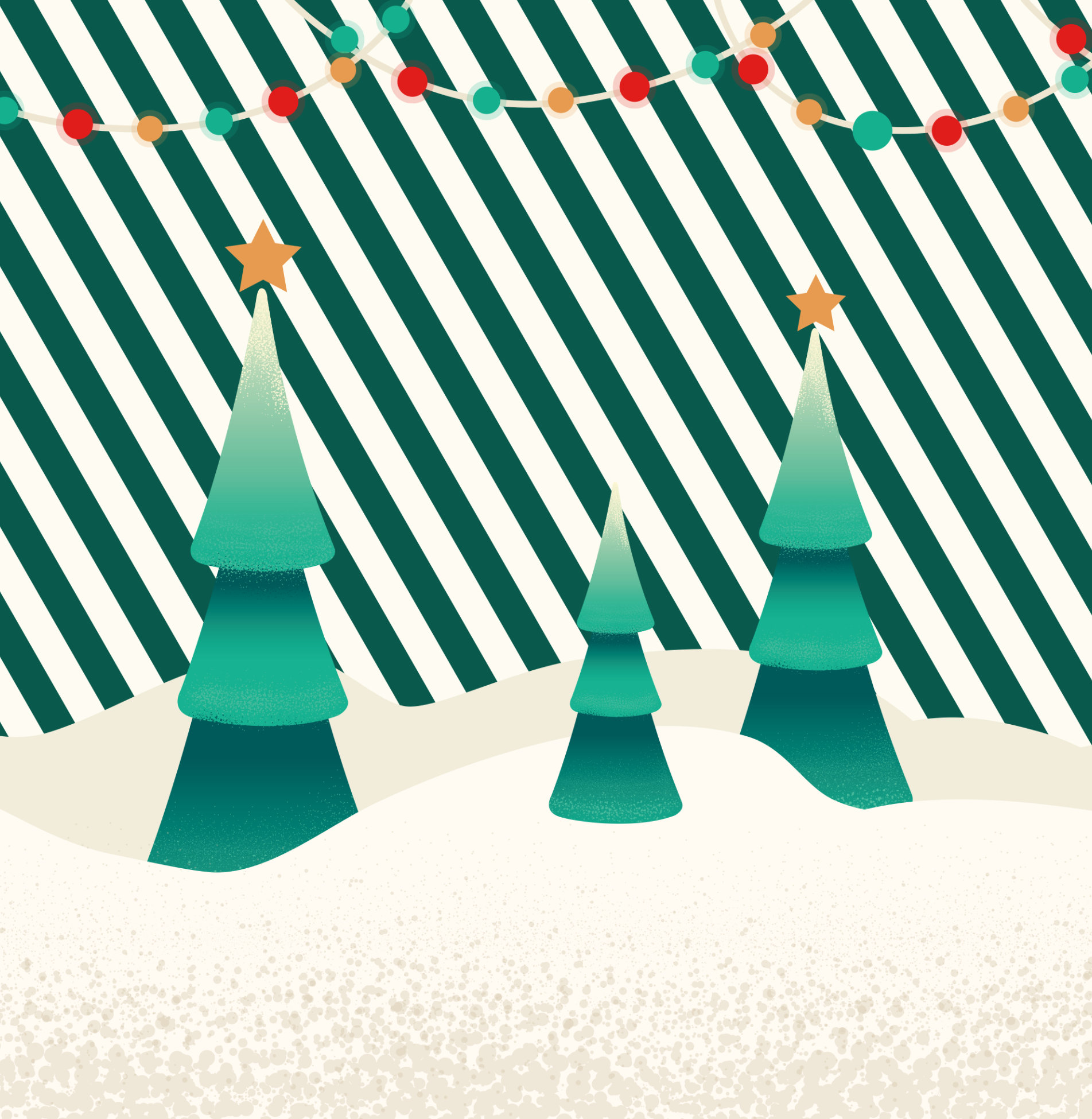 CHRISTMAS TREE AND LIGHTS