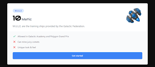 cometh mule training ship