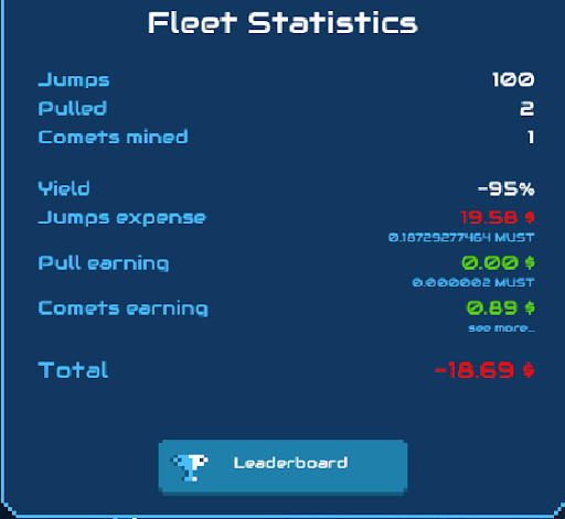 cometh fleet statistics