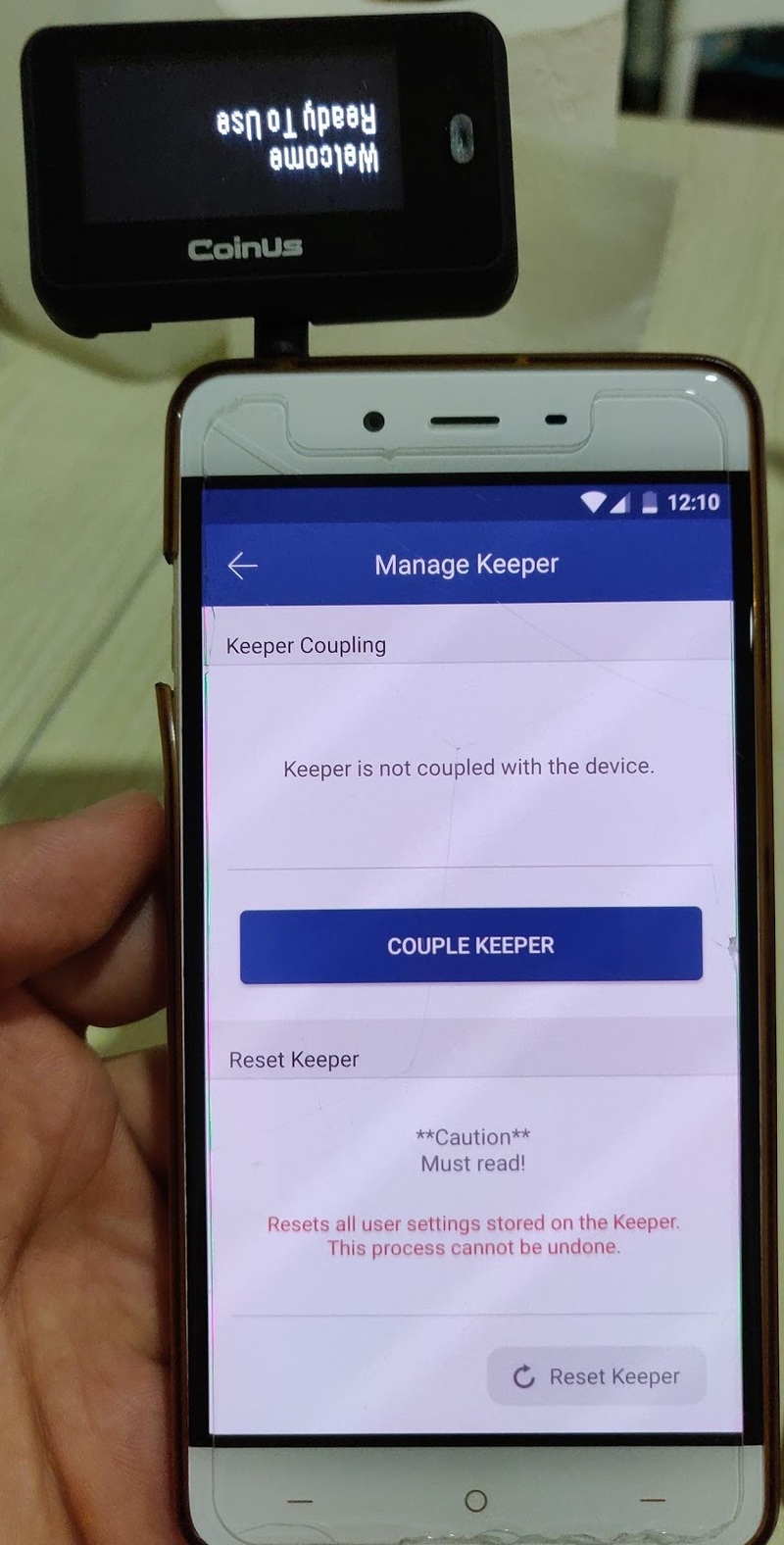CoinUs Keeper Review - Next Gen Hardware Wallet?