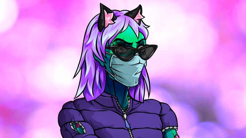 undeads zombie woman nft