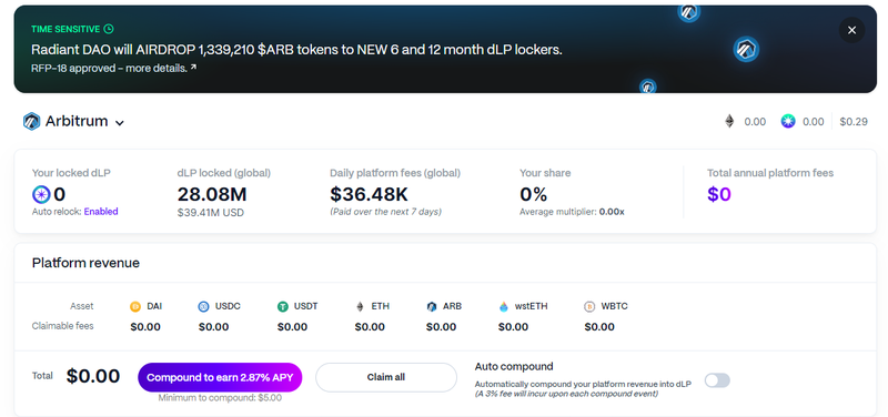 Radiant User Interface