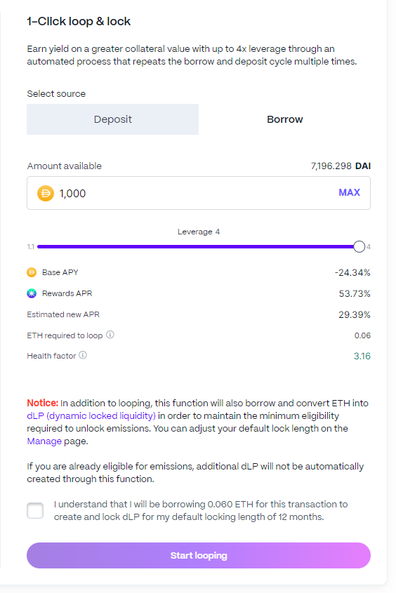 Radiant Loop Function