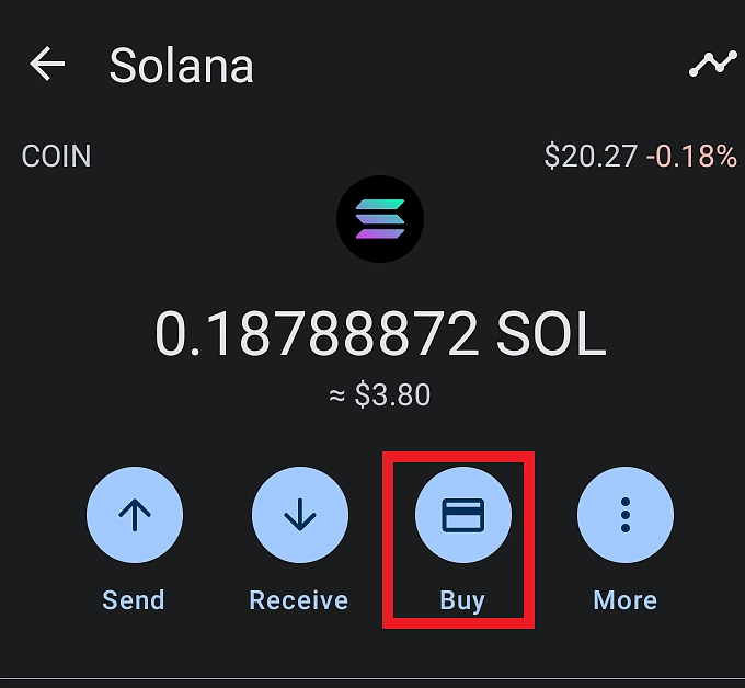 Buy crypto with Trust Wallet