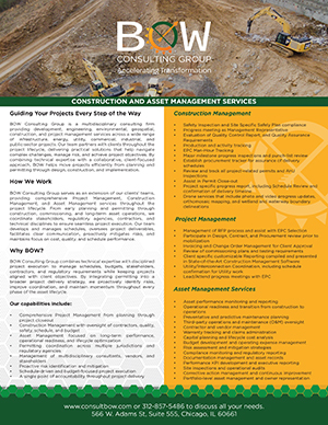 Construction and Asset Management Services