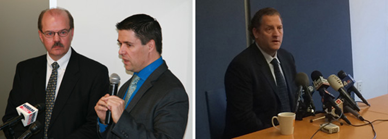 Executive Director Antony Wood delivered the news in Chicago. CTBUH Chairman Timothy Johnson delivered the news in New York City.