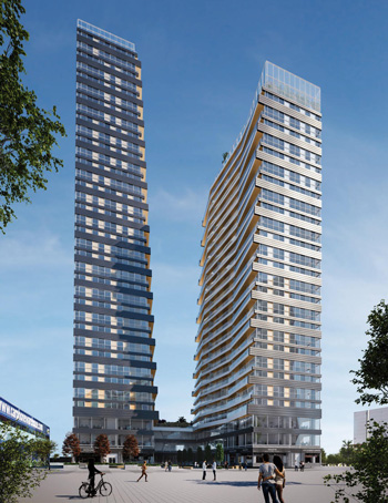 The residential and office development will be located at the edge of the Old Oak and Park Royal regeneration area, and includes a public square, which will host pop-up food, art, and cultural events.