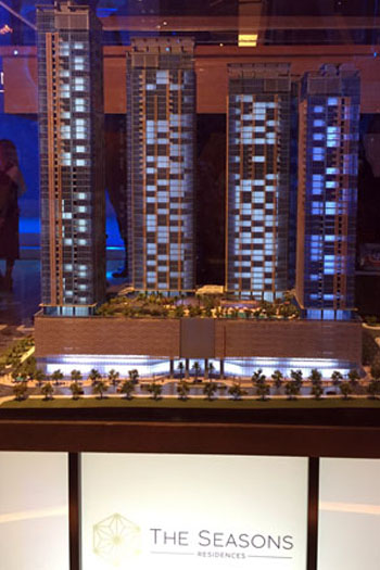 The Seasons Residences will feature Japanese-inspired architecture. Vincent Mariel P. Galang.