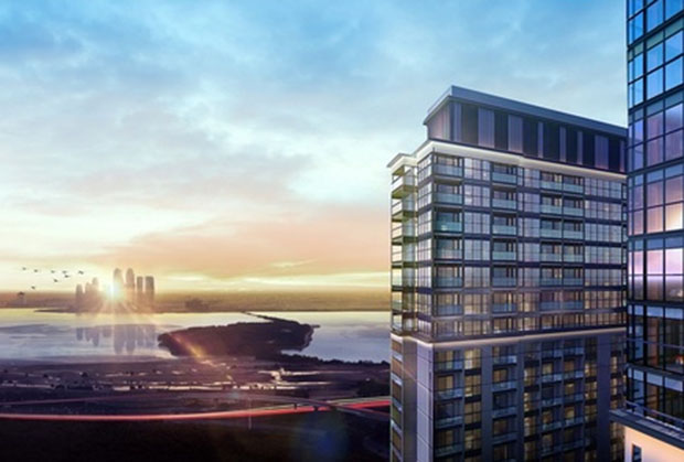 The two-tower residential complex will offer views of Dubai Creek and downtown Dubai.