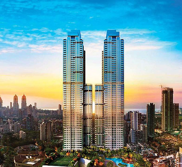 The four-tower complex received funding from a bank to develop the second phase of the luxury residential project.