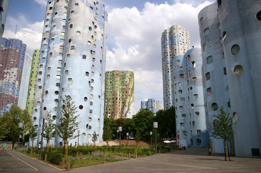 The Aillaud Towers in Suburban Paris, about to undergo major renovations.