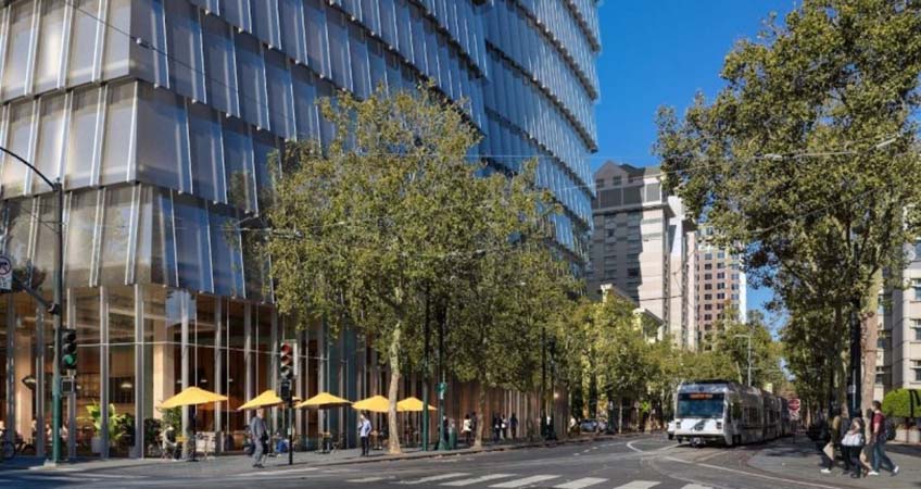 The proposed Market Towers complex could bring 585,000 square feet (54,319 square meters) of office and retail space to downtown San Jose.