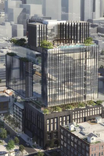 400 N. Aberdeen Street will have roughly 395,000 square feet (37,000 square meters) of office space and 12,000 square feet (1,100 square meters) of retail space.