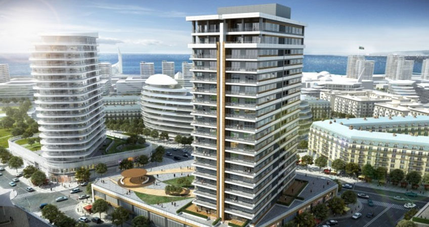 Raffle Tower will be a premium residential complex in the White City section of Baku.