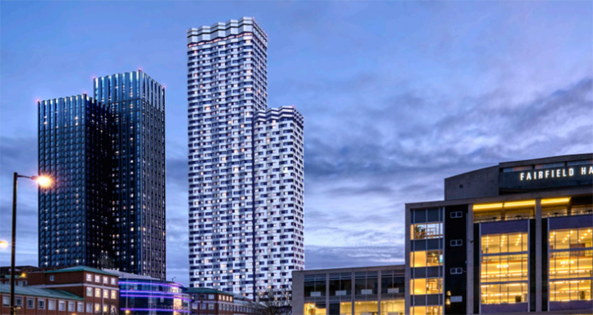 Rising next to 101 George Street, this new tower will contain 817 co-living flats and 120 regular flats.