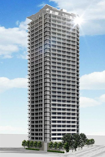 The new building planned to rise 32 floors and 119 meters.